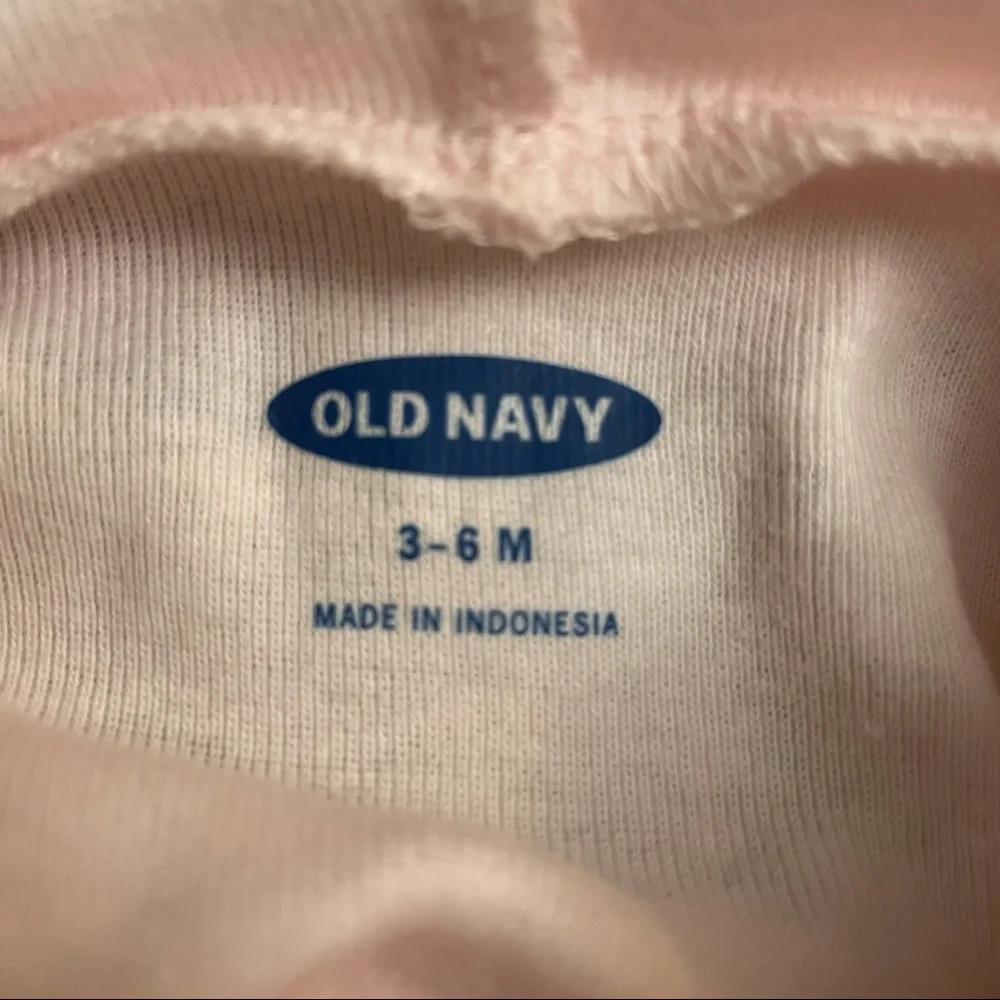 Old Navy Kitten Hooded Onesie Baby 3-6 Month NEW